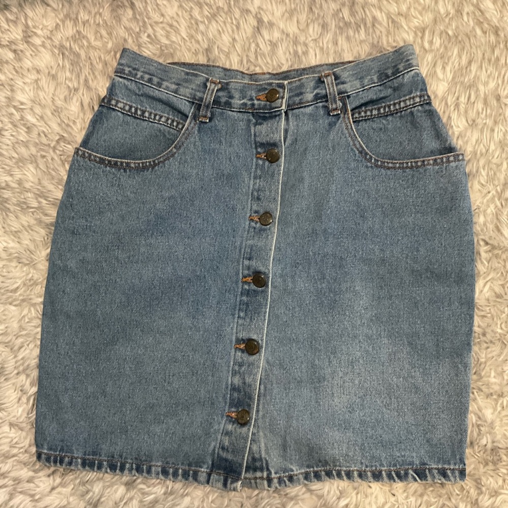 Vintage Big Time USA Denim Skirt